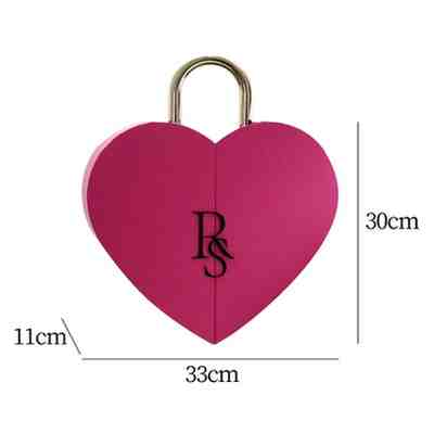 ATORSE Heart Shaped Gift Box with Lid
